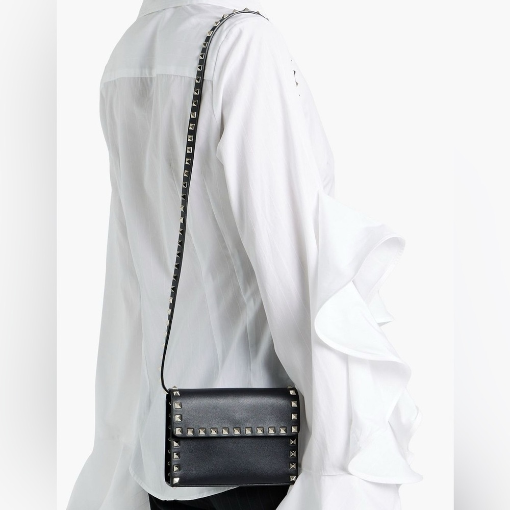 NWT VALENTINO GARAVANI Rockstud leather shoulder bag - Picture 2 of 13